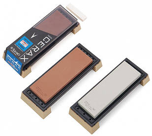 Точильний японський камінь Suehiro New Cerax 800/320, 183х63х13 / 15мм (SH / CR-1800) червоний / сірий арт.10540