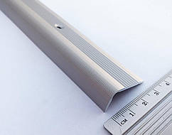 Поріг алюминіевий  ПАС-1540, кутовий, анодований 0.9м