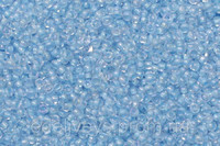 Бісер Preciosa Чехія №38162 1г, світло-блакитний прозорий з внутрішнім забарвленням