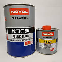 NOVOL PROTECT 310 Акриловый грунт HS 4+1 белый 1,0 + 0,25 л отвердителя