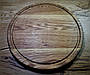 Дерев'яна дошка  для подачі піци Woodinі кругла D 300 мм  дуб, фото 5