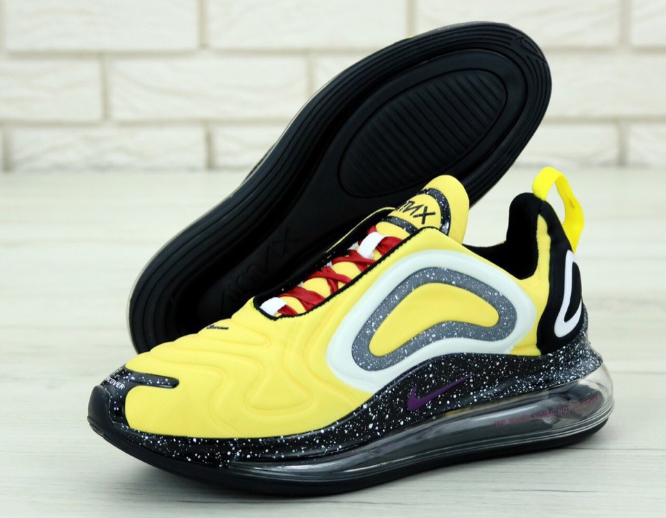 Кроссовки мужские желтые Nike Air Max 720 (01483)