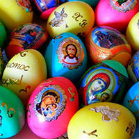 Наклейки на яйца