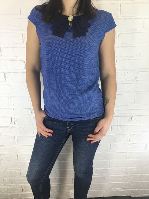 Блуза жіноча " Princess" синя 36, 38