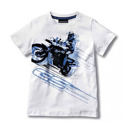 Оригінальна дитяча футболка BMW Motorrad Kids T-Shirt, GS Adventure, White артикул 76818561270