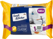 Влажная туалетная бумага Sanft&Sicher Classic Kamille Nachfüllpackung, 70 шт