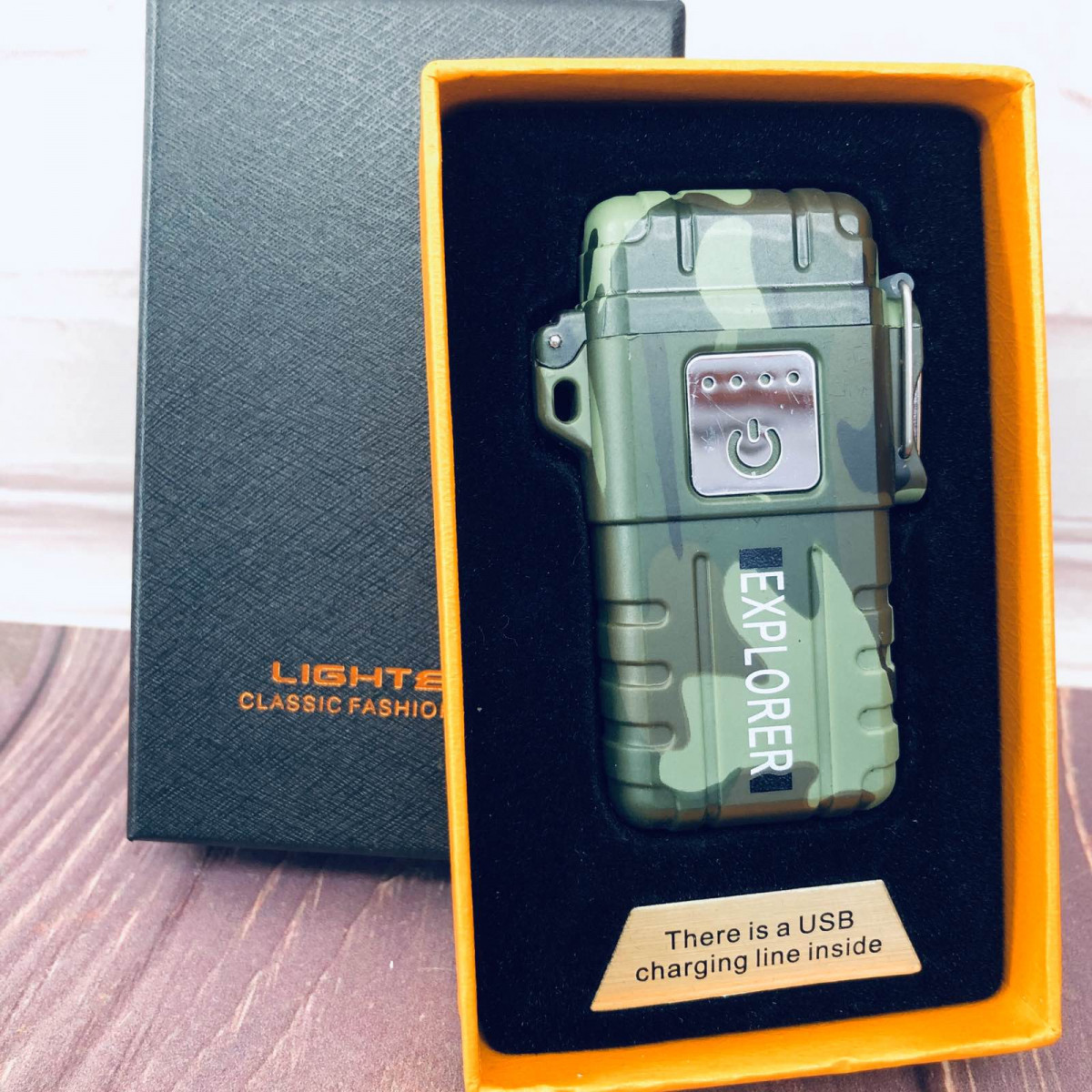Запальничка електроімпульсна JL317 Камуфляж