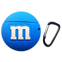 Чохол силіконовий для AirPods Pro 2/1 - M&M's, Синій