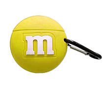 Чохол силіконовий для AirPods Pro M&M's, Жовтий