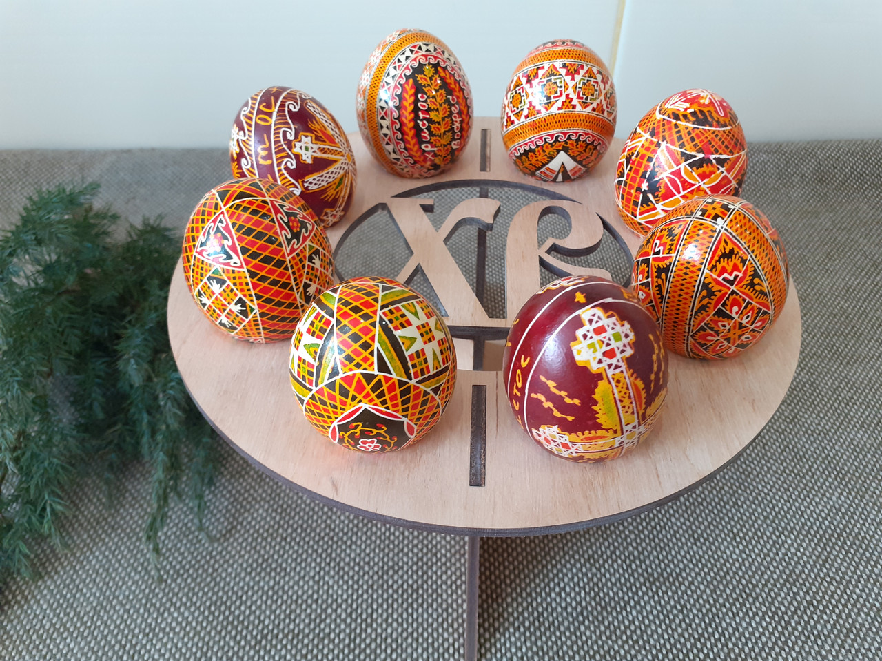 Великодня підставка для яєць. Великодній декор., фото 1