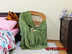 Євромаксі покривало-плед "принт Сіточка" (230*200) — 22217, фото 1