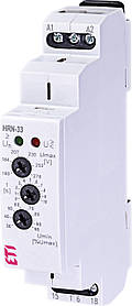 Реле контролю напруги ETI HRN-33 48-276V AC 1P 16A 1F 2470015 (однофазне)