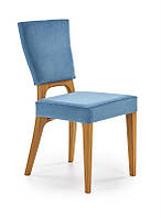 Кресло WENANTY синий/дуб медовый (Halmar)