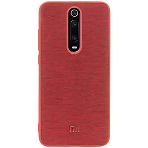 TPU чехол Textile Logo Xiaomi Redmi K20 / K20 Pro / Mi9T / Mi9T Pro