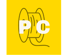 Пластик PC (Полікарбонат) для 3d-принтера  ⁇  Monofilament 0.75 кг, Чорний