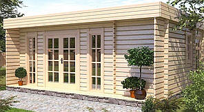 Модульний садовий будиночок 6,0x5,0м Gartenhäuser-08