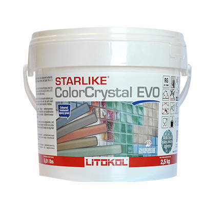 Епоксидна затирка для швів Starlike Evo Color Crystal 800 (сірий) 2,5 кг