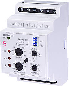 Реле контролю напруги ETI HRN-43N 230V AC 3F 2P 16A 2471404 (трифазне, з нейтраллю)
