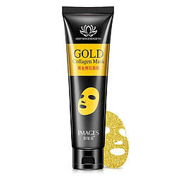 Золота маска-плівка для обличчя з золотом і колагеном Images Gold Collagen Mask, 60г