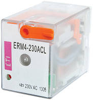 Реле промежуточное ETI ERM2-024ACL 2P 24V AC 12А LED 2473003 (электромеханическое)