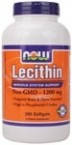 Non-GMO Lecithin, Now Foods, 1200 mg 200 Sgels / Лецитин без ГМО
