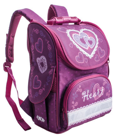 Рюкзак шкільний ZiBi Top Zip Heart ZB14.0101HT