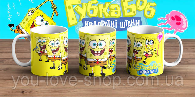 Чашка Губка Боб / Sponge Bob Square Pants