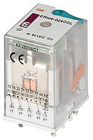 Реле промежуточное ETI ERM4-024DCL 4P 24V DC 6А LED 2473007 (электромеханическое)