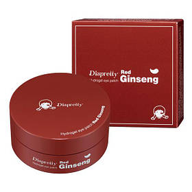 Гідрогелеві патчі для очей з червоним женьшенем Diapretty Hydrogel Eye Patch Red Ginseng 60 шт 84 г