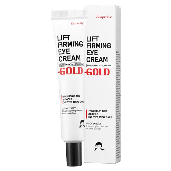 Крем-ліфтинг для шкіри навколо очей Diapretty Lift Firming Eye Cream Gold 30 г (8809532990160), фото 1