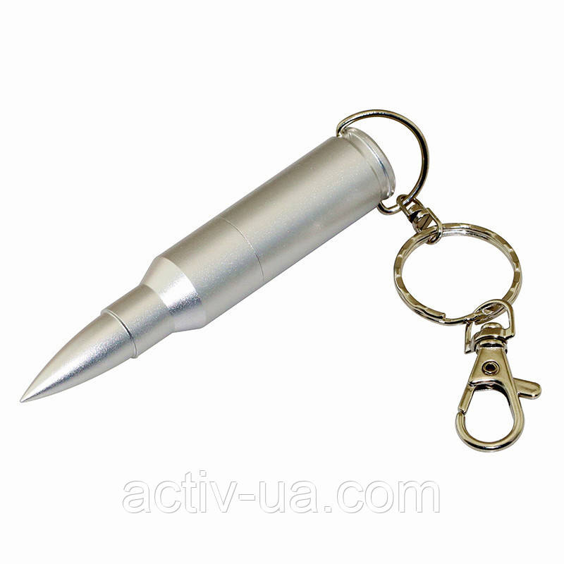 USB флешка Куля АК-47 на 32гб, матово-сріблястий
