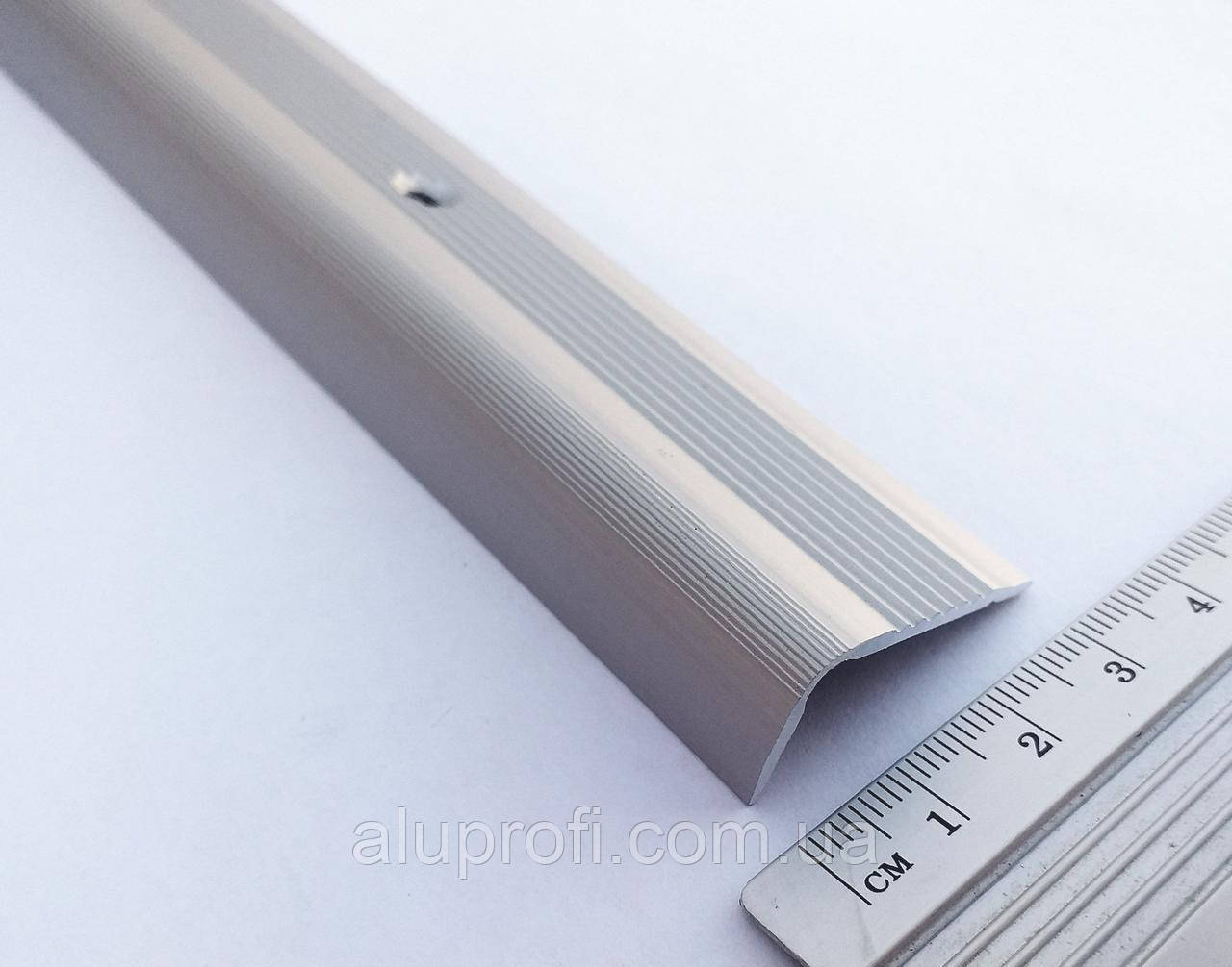 Поріг алюминіевий  ПАС-1540, кутовий, анодований 2.7м, фото 1