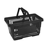 Корзина для покупця 22 л (всі кольори) ВІД 5 ШТ., фото 6