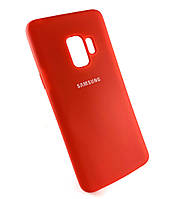 Чехол для Samsung galaxy s9 g960 накладка бампер противоударный Silicone Cover original красный