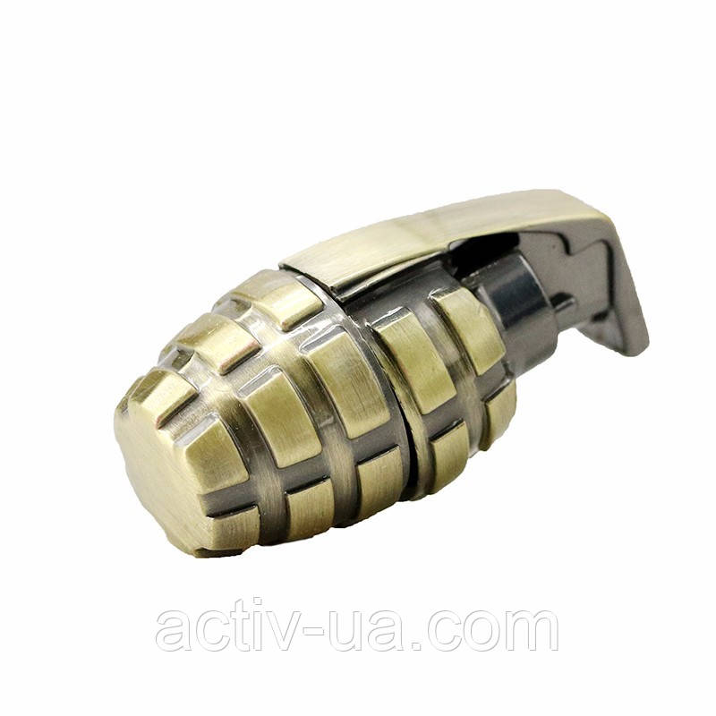 USB флешка Граната на 32гб металлическая, золотистый: продажа, цена в ...