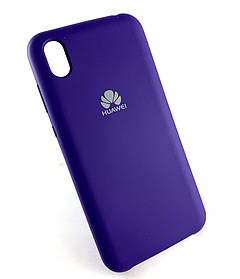 Чохол для Huawei Y5 2019 накладка силіконовий протиударний Silicone Cover фіолетовий