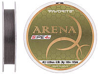 Шнур Favorite Arena PE 100m (silver gray) #0.3/0.09mm 6.5lb/3kg