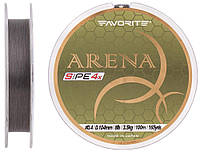 Шнур Favorite Arena PE 100m (silver gray) #0.4/0.104mm 8lb/3.5kg
