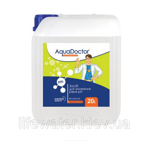 Рідкий засіб для зниження pH AquaDoctor pH Minus HL (Соляна 14%) (20л)