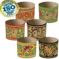 Форма паперова для куліча d90xh90 мм ХОХЛОМА