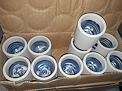 Керамічний патрон Е40 із пластиною, патрон E40