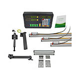 16К20, 2 осі, РМЦ 710 мм., 5 мкм., комплект лінійок та ПЦІ Ditron на токарний верстат, фото 2