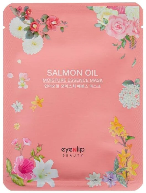 Зволожувальна та поживна тканинна маска для обличчя Eyenlip Moisture Essence Mask Salmon Oil 25 мл