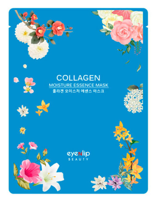 Зволожувальна тканинна маска для обличчя Eyenlip Moisture Essence Mask Collagen 25 мл