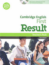 Cambridge English: First Result teacher's Pack with DVD / Книга для вчителя