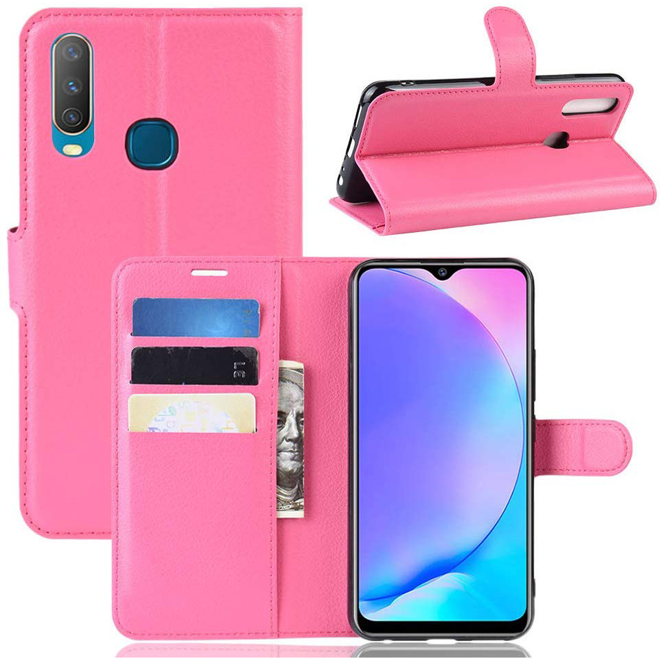 Чохол-книжка Litchie Wallet для Vivo Y17 / Y3 Rose