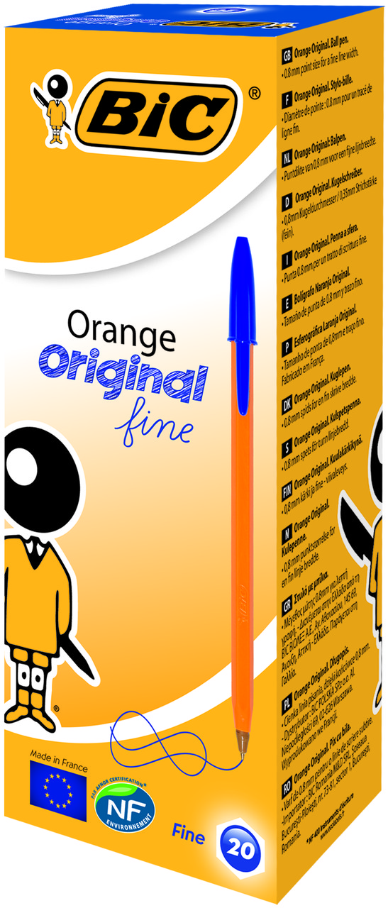 TM "BIС" Ручка BIC Orange синя (20 шт/уп)