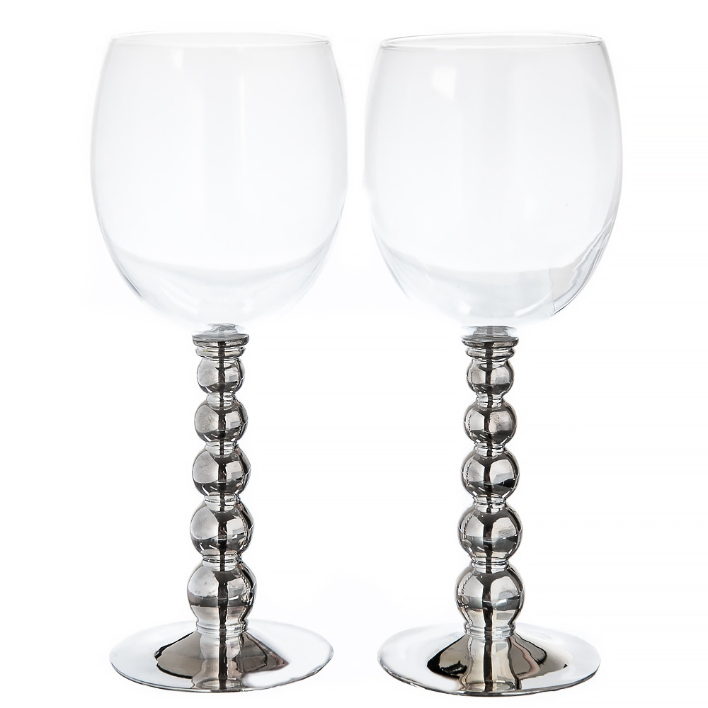 Весільні келихи на металевій ніжці Veronese 26 см набір з 2 шт. 479/105