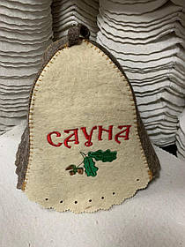 Шапка для бані "Сауна"
