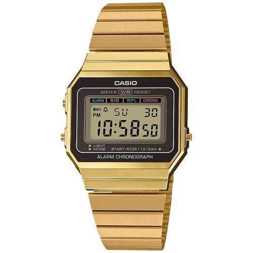 Чоловічі золоті Годинники наручні кварцові оригінальні з Японії Casio Collection A700WEG-9AEF